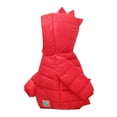 thumbnail image 1 of Toddler Jackets Boys Girls Snow Jackets Kids Baby Winter Warm Solid Dinosaur Padded Coats Hooded Outwear Outerwear Jackets Down Jackets Coats,Size 18-24 Months, 1 of 4