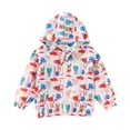 thumbnail image 1 of Toddler Jackets Girls Fall Windbreaker Outerwear Lightweight Coat Long Sleeve Casual Hoodie 3-8 Years, 1 of 6
