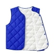 thumbnail image 1 of Toddler Jackets for Boys Girls Size 3-4 Years Children Kids Baby Solid Sleeveless Vest Outer Outfits Clothes Blue Sweaters, 1 of 3