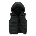 thumbnail image 1 of Toddler Jackets for Boys Sleeveless Winter Solid Coats Hooded Vest Outer Outwear Outfits Jacket Boys 3T-4T, 1 of 4