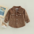 thumbnail image 1 of Toddler Boy Jacket Long Sleeve Jean Jacket Button Top Coat Girls Clothes for Kids Girls 18-24 Months, 1 of 7