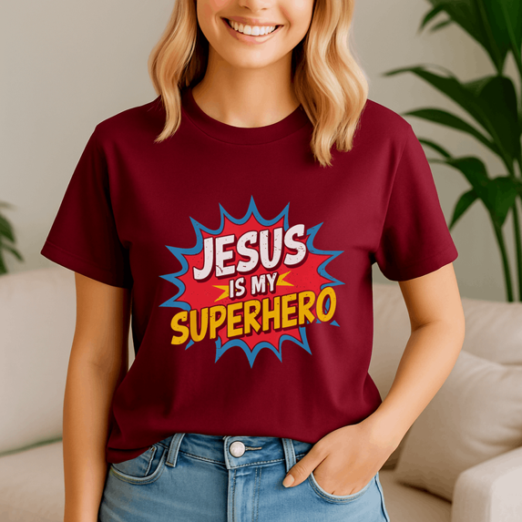 Toddler Jesus Is My Superhero Christian God Son, Jesus Shirt, Easter Shirt, Christian Easter TShirt, He Has Rizzen Tee