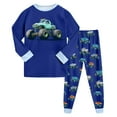 thumbnail image 1 of Toddler Jogger Pants Set Children Kids Baby Boys Fashion Clothes Set Toddler Boy Thin Cotton Patchwork Sweatshirt and Casual Pants Outfit, 1 of 9