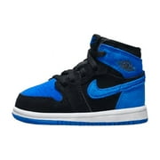 Toddler Jordan 1 Retro High OG Sneaker Black / Royal Blue-White FD1413-042, Size 7-US