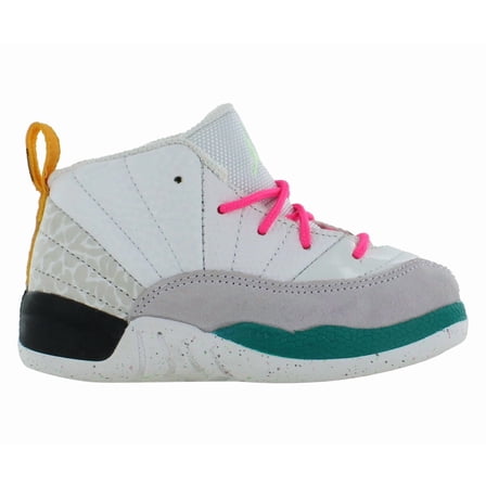 Toddler's Jordan 12 Retro White/Vapor Green-Photon Dust (850000 130) - 8