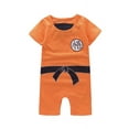 thumbnail image 1 of Toddler Kid Baby Boy Girl Goku One Piece Jumpsuit Romper Clothes (Short Sleeve, 6-12 Months), 1 of 3