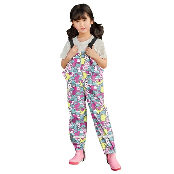 Toddler Kid Boy Girl Rain Snow Dungarees Girls Winter Coat Windproof Waterproof Mud Jumpsuit ClothesPolyester Blend Stylish and fashion design make your baby more attractiveSnowy dayBoy Gallery Rainco