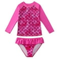 thumbnail image 2 of Bilo Baby Girl Swimsuit Set – Rash Guard & Bathing Suit, Pool Party Ready 2 of 6