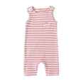 thumbnail image 1 of Toddler Kid Jumpsuit Pants Clothes Infant Baby Boys Girls Sleeveless Stripe Print Romper Jumpsuit Summer Jumpsuit For Girls Boys, 1 of 8