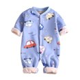 thumbnail image 1 of Toddler Kid Jumpsuit Pants Clothes Newborn Infant Baby Boy Girl Long Sleeve Fluffys Romper Jumpsuit Clothes Summer Jumpsuit For Girls Boys, 1 of 4
