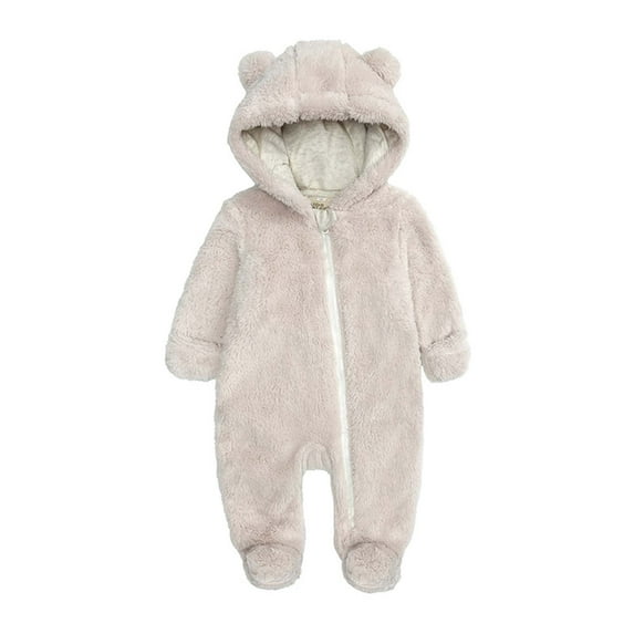 Toddler Kid Jumpsuit Pants Clothes Toddler Baby Boys Girls Plush Cute Bear Ears Winter Thick Warm Jumpsuit Romper Summer Jumpsuit For Girls Boys
