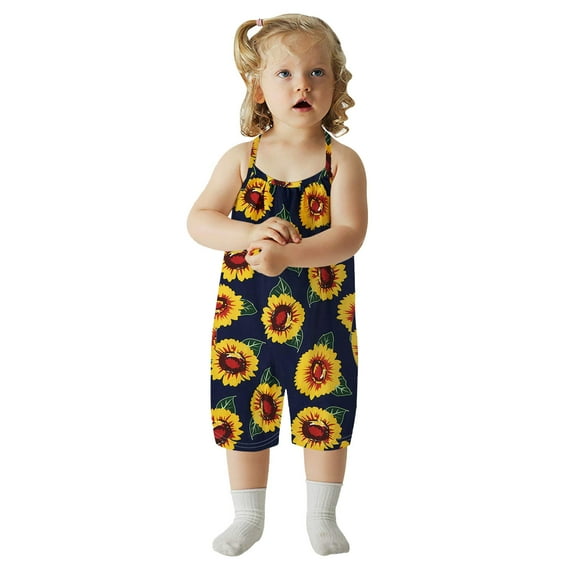 Toddler Kid Jumpsuit Pants Clothes Toddler Kids Baby Girls Sleeveless Summer Romper Jumpsuit Playsuit Clothes Summer Jumpsuit For Girls Boys