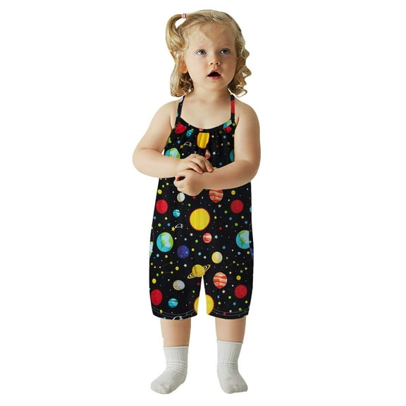 Toddler Kid Jumpsuit Pants Clothes Toddler Kids Baby Girls Sleeveless Summer Romper Jumpsuit Playsuit Clothes Summer Jumpsuit For Girls Boys