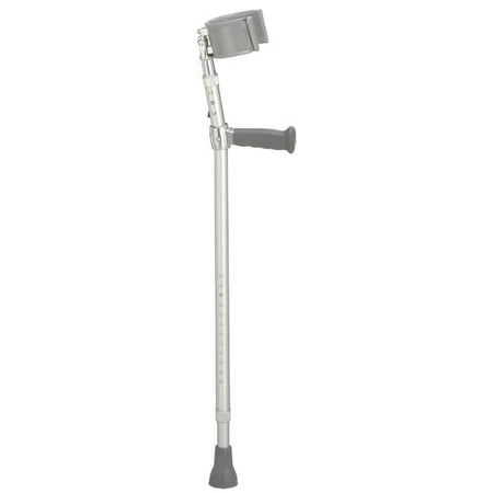 Toddler Kiddie size 21' - 29" aluminum forearm crutches pair with front opening cuffs