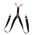 thumbnail image 1 of Toddler Kids 4 Clips Adjustable Suspenders Children'S Striped Navy, 1 of 8