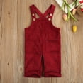 thumbnail image 1 of Toddler Kids Baby Boy Girl Corduroy Romper Jumpsuit Bib Pants Overalls Clothes, 1 of 4