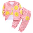 thumbnail image 1 of Toddler Kids Baby Boys Clothes Set Long Sleeve Pullover Sweatshirt Vest Hoodie Pants 3 PCS, 1 of 5