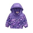 thumbnail image 1 of Toddler Kids Baby Boys Girls Camouflage Zip Windproof Jacket Hooded Trench Lightweight Kids Casual Outerwear, 1 of 8