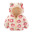 thumbnail image 1 of Toddler Kids Baby Boys Girls Puffer Jacket Winter Warm Down Jacket Hooded Lightweight Waterproof Packable Soft Coat Zipper Outwear, 1 of 7