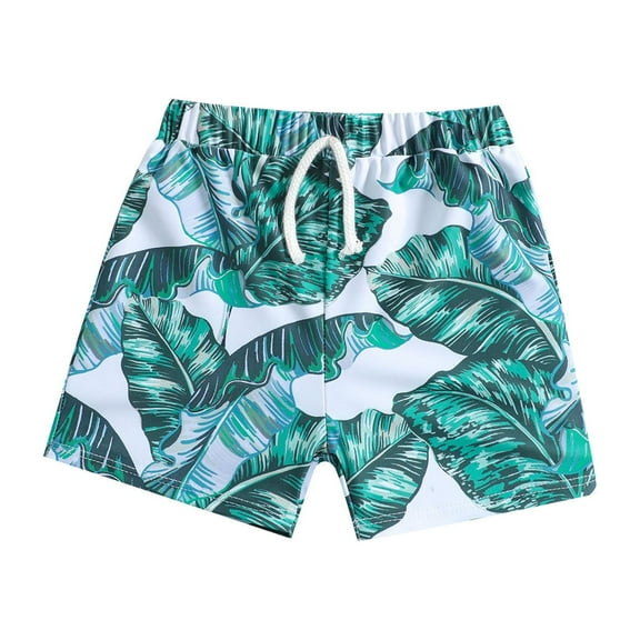 Toddler Kids Baby Boys Summer Print Shorts Quick Dry Beach Swimwear Swimming Trunks Clothes Size 12-18 Months