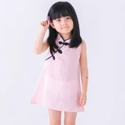 Toddler Kids Baby Girl Chinese Cheongsam Dress Qipao Classical Dress Outfit Set Clothes 7-8 Years