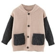 thumbnail image 1 of Toddler Kids Baby Girl Solid Sweater Knit Crochet Clothes Cardigan Outfits, 1 of 4