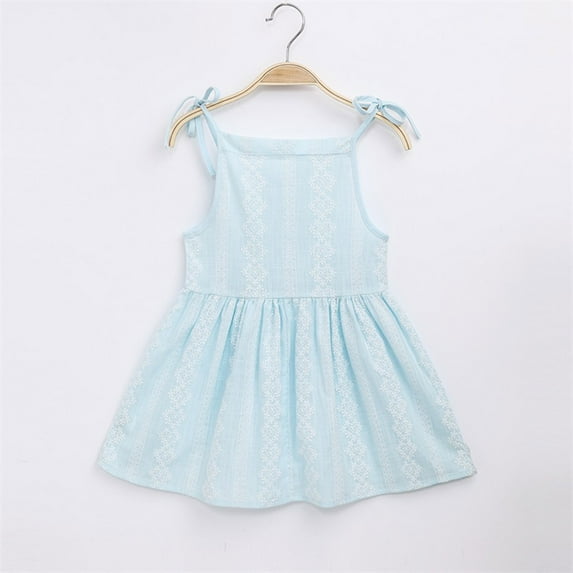 Toddler Kids Baby Girl Summer Seaside Beach Dress Sling Skirt Floral Skirt Girls Overall Dress Resort Dresses For Girl