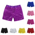 thumbnail image 1 of Toddler Kids Baby Girls Boys Sparkly Sequins Elastic Waist Birthday Shorts Pants Party Shorts, 1 of 4
