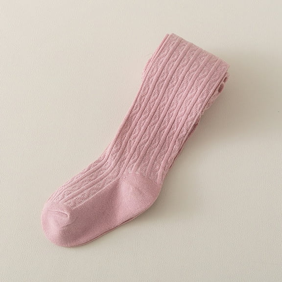 Toddler Kids Baby Girls Cotton Solid Warm Leggings Pantyhose Stretchy Basic Full Length Pants Socks Pantihose For Winter