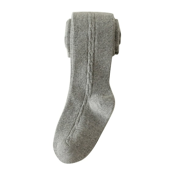 Toddler Kids Baby Girls Cotton Warm Full Leggings Knitted Tights Pantihose Stretchy Basic Full Length Pants Pantyhose For Spring Autumn Stocking