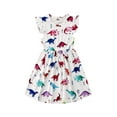 thumbnail image 1 of Toddler Kids Baby Girls Dress Princess Party Pageant Dinosaur Tutu Dresses, 1 of 6