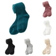 thumbnail image 1 of Toddler Kids Baby Girls Leggings Knitted Tights Stretchy Basic Full Length Pants Pantyhose for Spring Autumn Stocking Softball for Girls 12 Month Girl Pants Pants Girls 7, 1 of 5