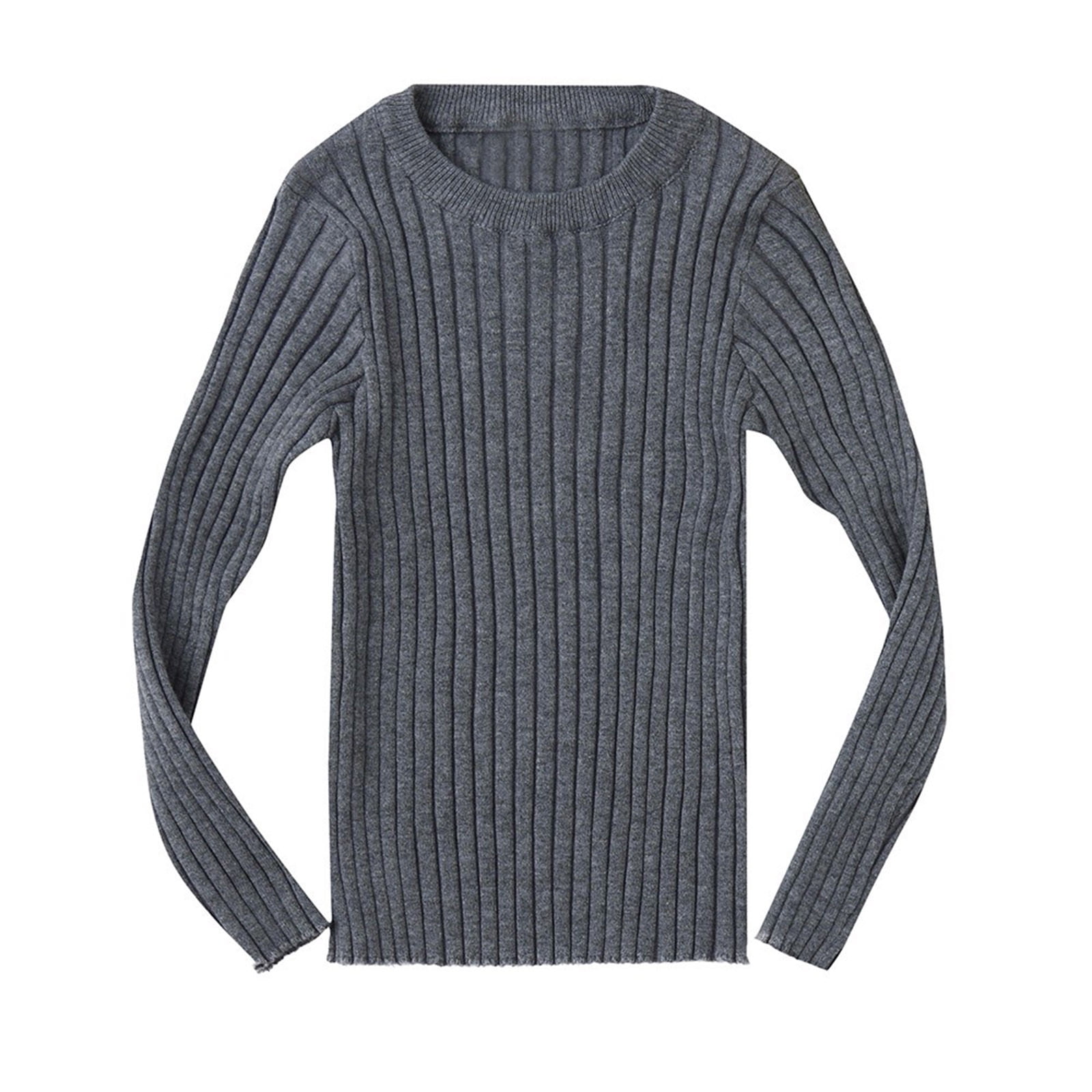 Toddler Solid Color Loose Relax Sweater