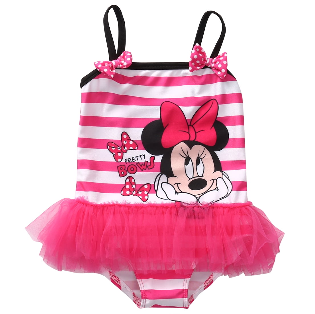 Canis Kids Baby Girls Tankini Bikini Swimwear Swimsuit, 1-pcs, Pink