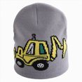 thumbnail image 1 of Toddler Kids Beanie Knitted Winter Outdoor Warm Hats Excavator Hat Fashion Trendy Hat for Boys Girls, 1 of 6