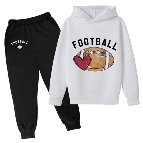 Toddler Kids Boys 2 Piece Outfits SetsHoodie Sweatshirt And Sweatpants Pullover Hoodie Set Tracksuit Casual Pants Set 5-6 Years