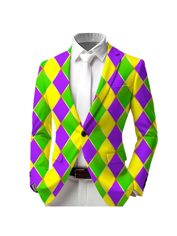 Toddler Kids Boys Argyle Suit Jacket Long Sleeve Button Down Warm Cozy Windproof Lightweight Classic Outerwear 5-6 Years