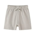 thumbnail image 1 of Toddler Kids Boys Girls Fashion Comfortable Solid Color Home Sleepwear Casual Pants Shorts Lift Buttocks Leggings Lightweight Red Softball Pants Brown Sweatpants, 1 of 7