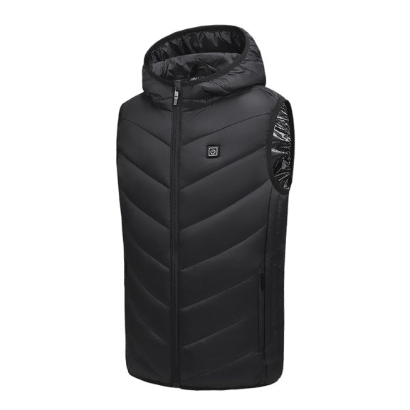 Toddler Kids Boys Girls Heated Vest Sleeveless Zip Up Warm Cozy Coat 10 Heating Zones Windproof Lightweight Classic Winter Outerwear 6-7 Years