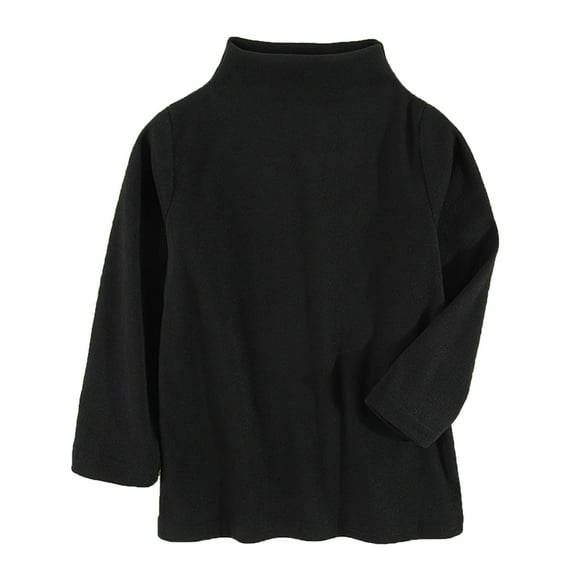 Toddler Kids Boys Girls Long Sleeve Basic Inside T Shirt Casual Tees Shirt Tops Solid Cloths Crop Top Dance Shirt Outfit Size 5 Girls Size 8 Girls Strapless Shirts for Girls Kids Clothes Size 14 Long