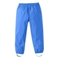 thumbnail image 1 of Toddler Kids Boys Girls Rain Pants Windproof Waterproof Mud Trousers Clothes, 1 of 6