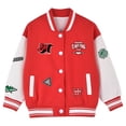 Toddler Kids Boys Girls Varsity Jacket Long Sleeve Button Down Success ...