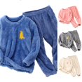 thumbnail image 1 of Toddler Kids Boys Girls Winter Long Sleeve Cartoon Prints Tops Pants 2PCS Outfits Clothes Set, 1 of 6