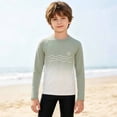 thumbnail image 1 of Toddler Kids Boys T Shirts Long Sleeve Lightweight Rash Guard Shirt For Middle To Large Raglan Sleeves Tie Dye Print Sun Top Casual Blouse 3-4 Years, 1 of 6