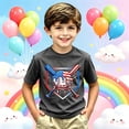 thumbnail image 1 of Toddler Kids Boys T Shirts Short Sleeve Graphic Tees Prints Casual Shirts For Youth Top Casual Blouse 10-11 Years, 1 of 4