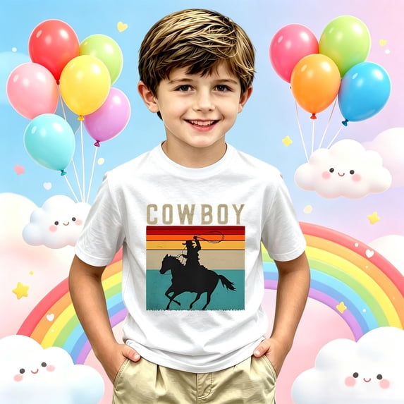 Toddler Kids Boys T Shirts Short Sleeve Graphic Tees Prints Casual Shirts For Youth Top Casual Loose Tops 4-5 Years
