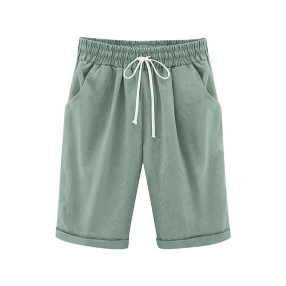 Toddler Kids Boys and Girls Capri Pants High Waisted Straight Leg Lounge Pants Children Pleated Casual Pants Size 3-13 Years
