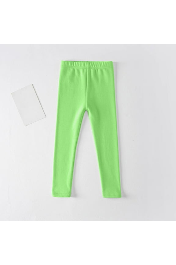 Toddler Kids Comfortable Leggings For Girls Leggings Great For Softness and Breathability Pants Mint Green 9-10 Years