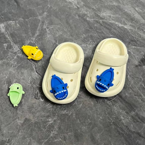 Toddler Kids Garden Clogs Cartoon Boys Girls Slip on Water Shoes Children Beach Pool Slide Sandals Shower Slipper