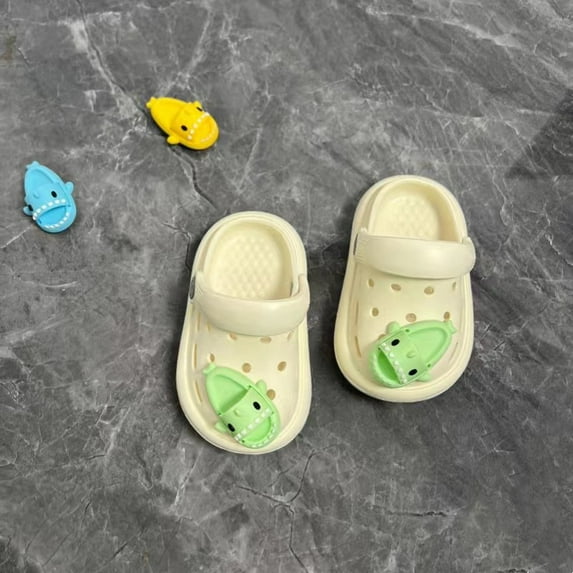 Toddler Kids Garden Clogs Cartoon Boys Girls Slip on Water Shoes Children Beach Pool Slide Sandals Shower Slipper